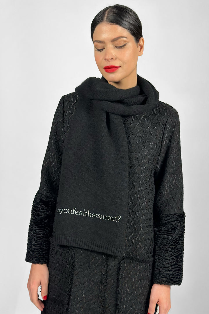 #canyoufeelthecurrent cashmere scarf