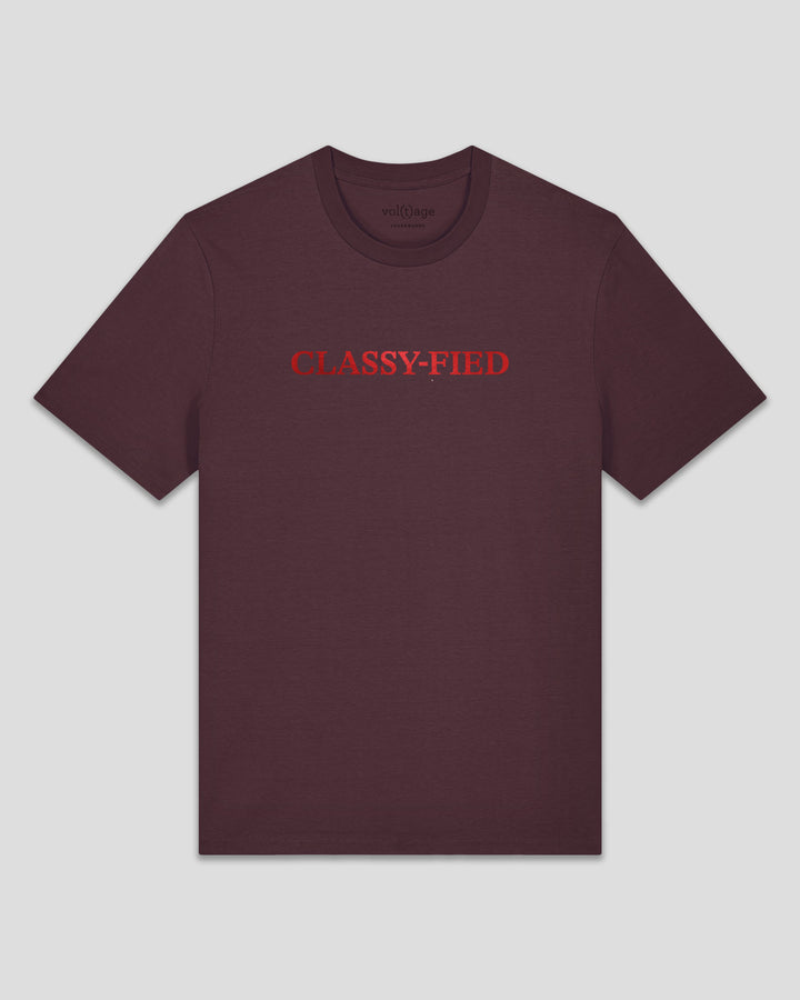 CLASSY-FIED classic t-shirt