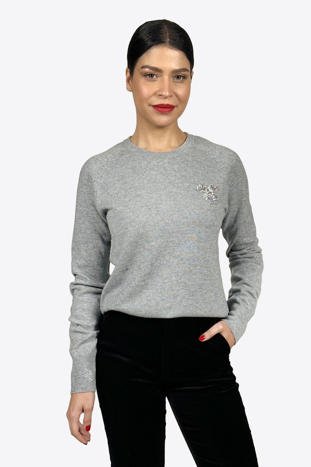 BOW cashmere sweater