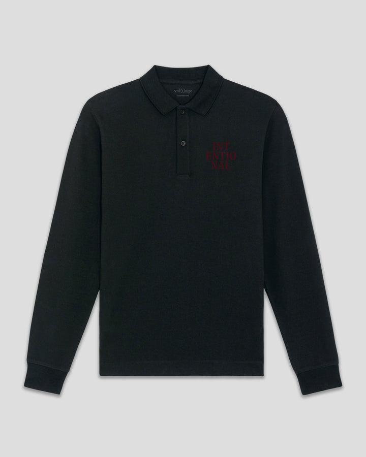 INTENTIONAL piqué polo shirt