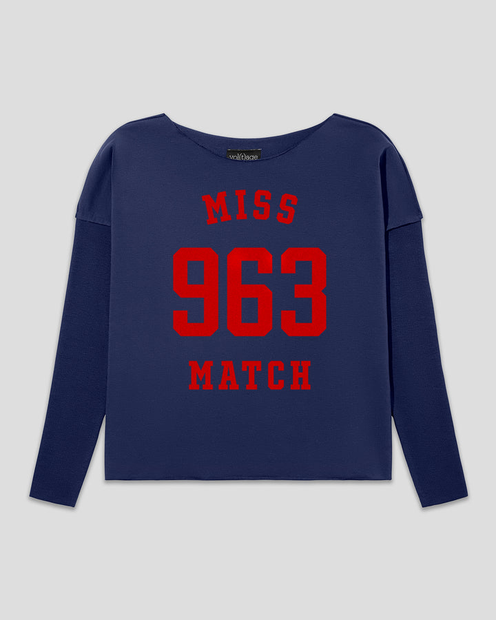 MISS MATCH 963 relaxed smart-shirt