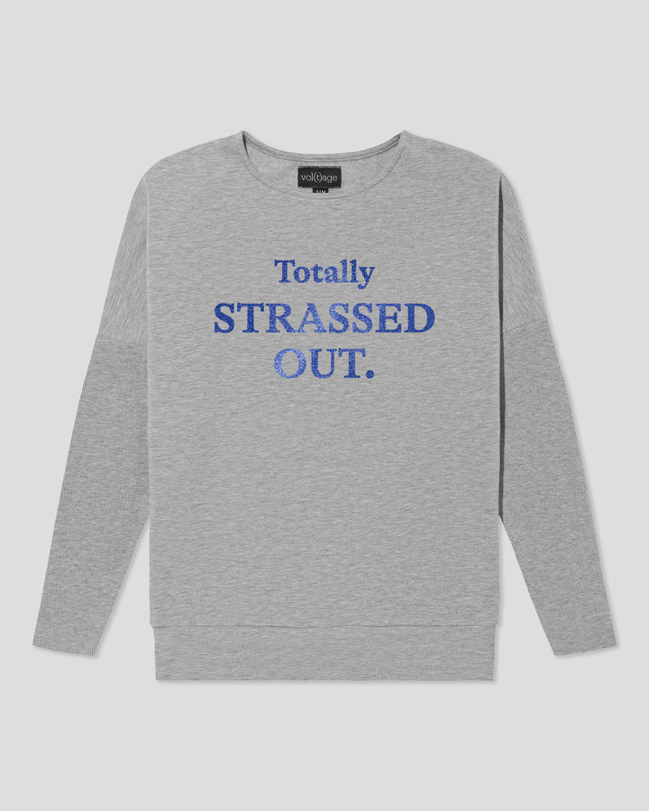 TOTALLY STRASSED OUT fitted smart-shirt