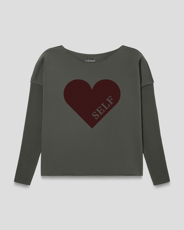 SELF (LOVE) relaxed smart-shirt