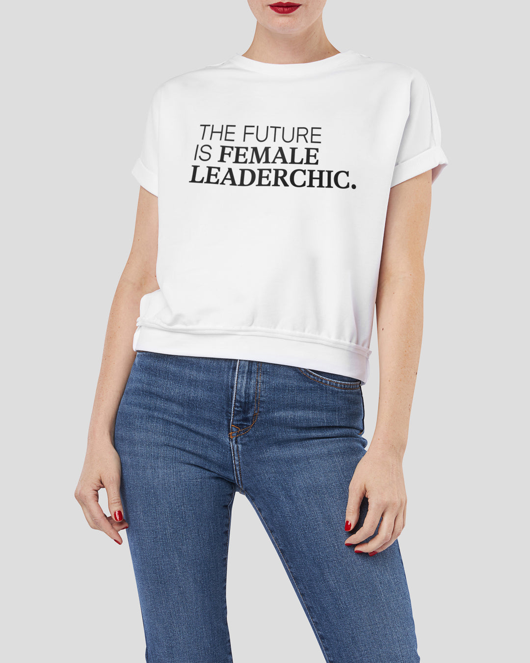 THE FUTURE IS FEMALE LEADERCHIC fitted smart-tee