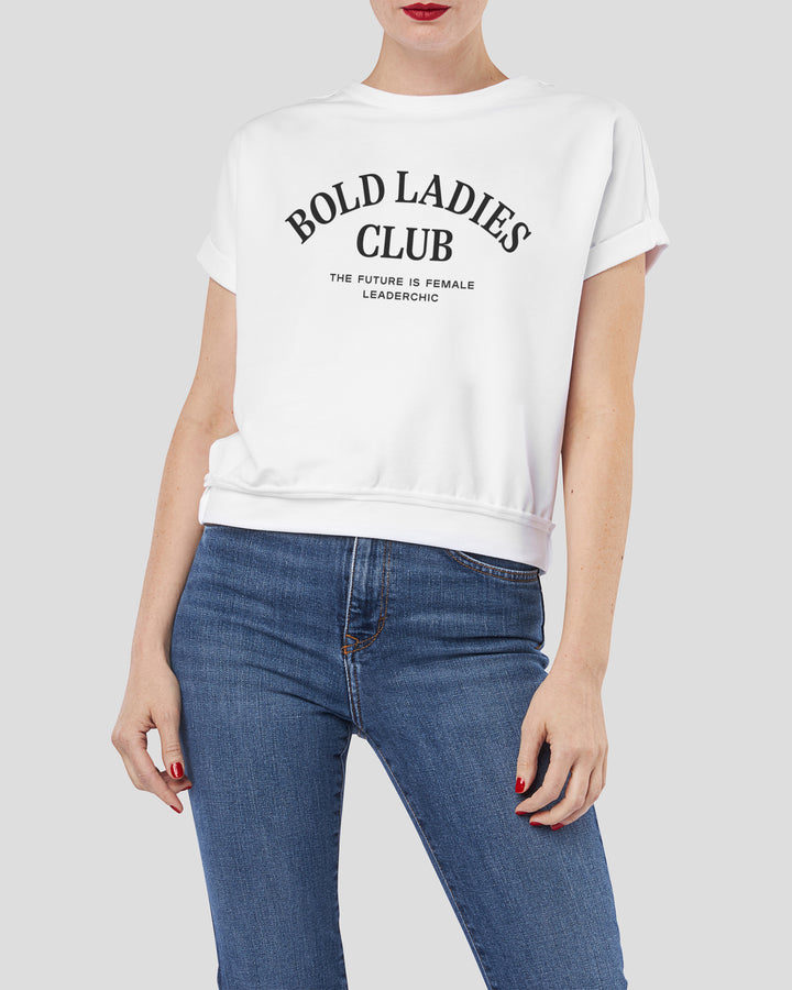 BOLD LADIES CLUB fitted smart-tee