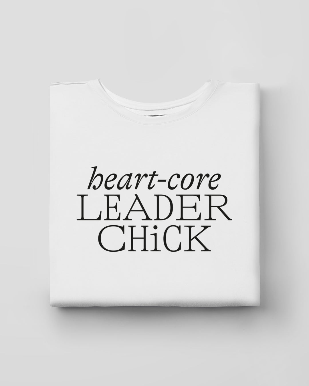 HEART-CORE LEADERCHICK fitted smart-tee