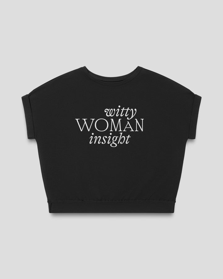 WITTY WOMAN INSIGHT fitted smart-tee