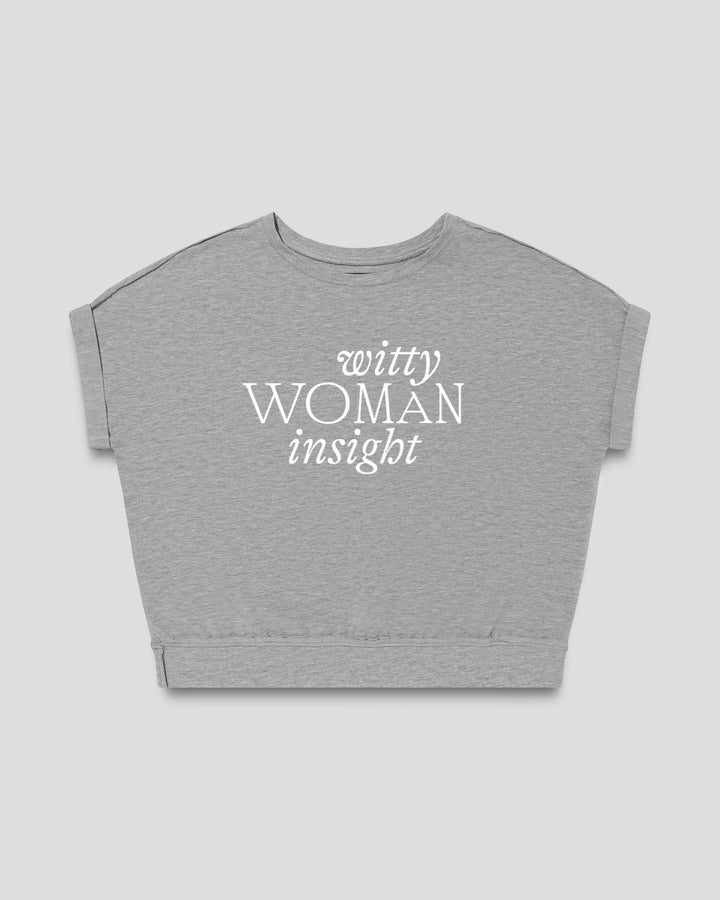 WITTY WOMAN INSIGHT fitted smart-tee