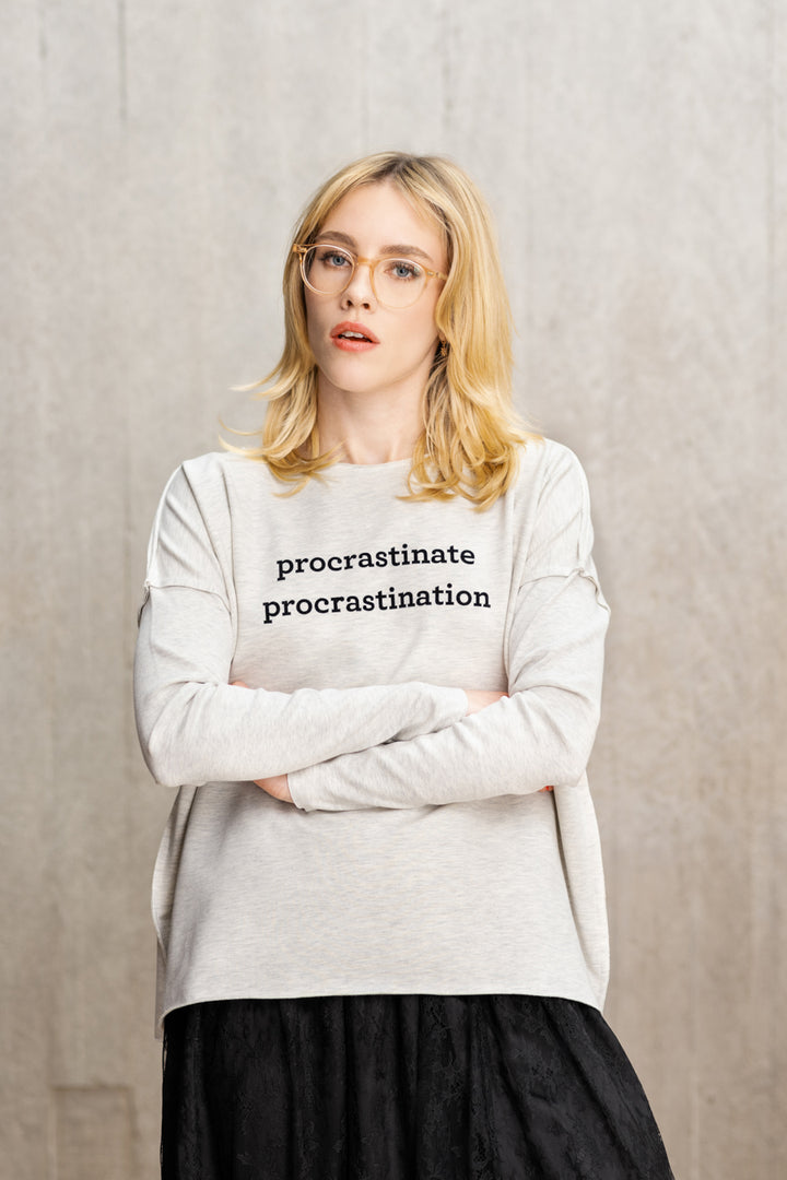 procrastinate procrastination relaxed smart-shirt