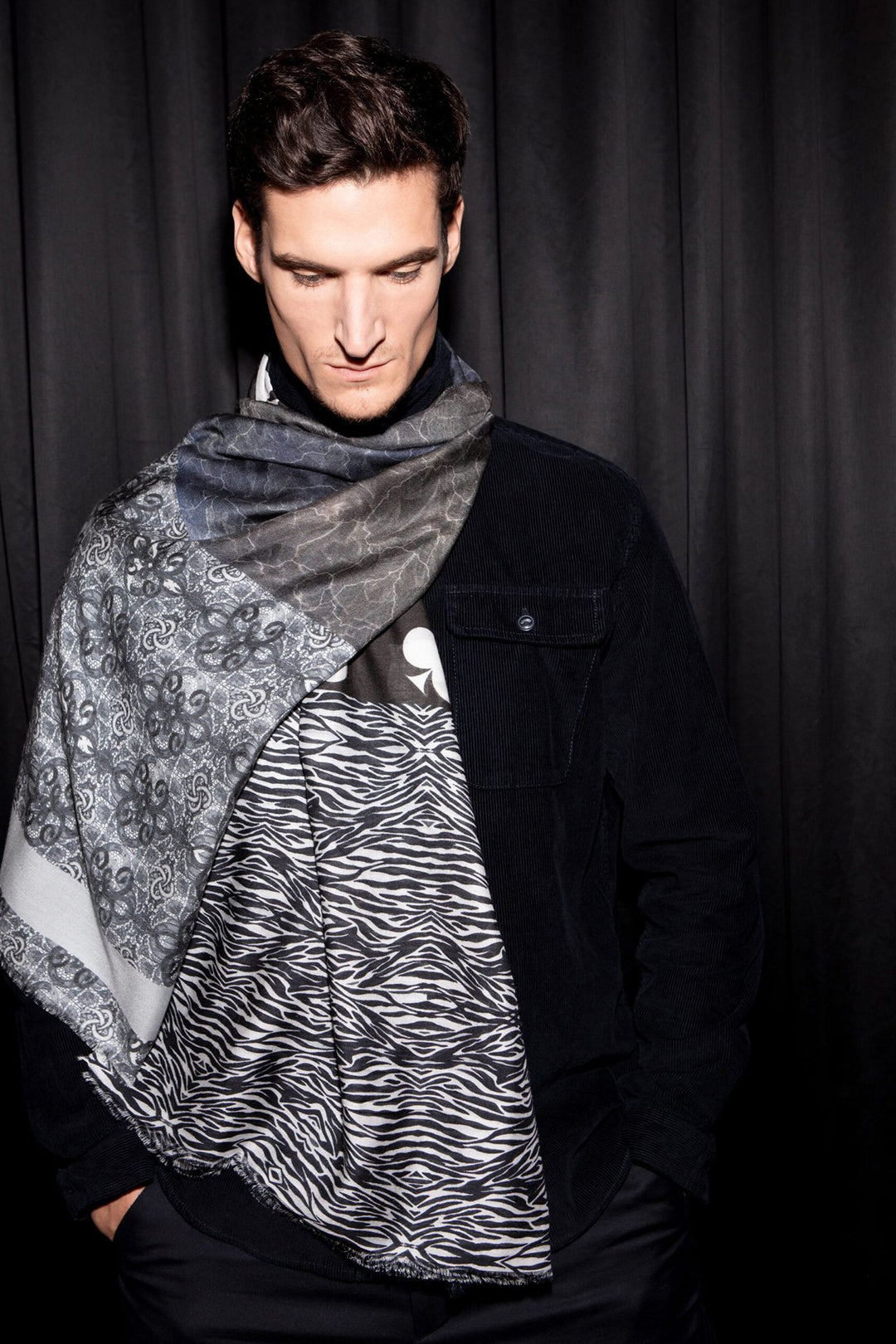 SPADES modal/cashmere scarf