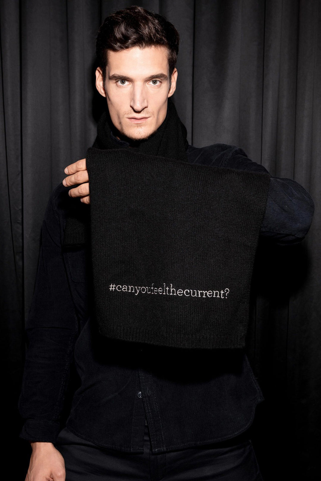 #canyoufeelthecurrent cashmere scarf