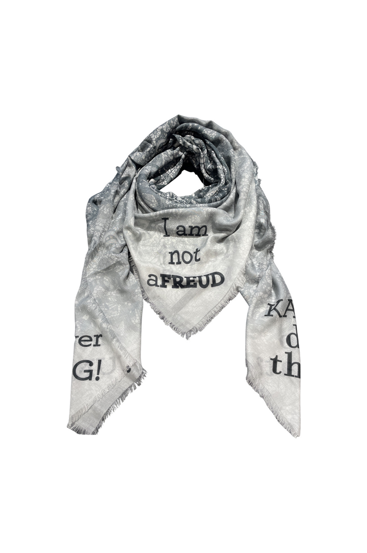 message scarf "psychoanalyse me"