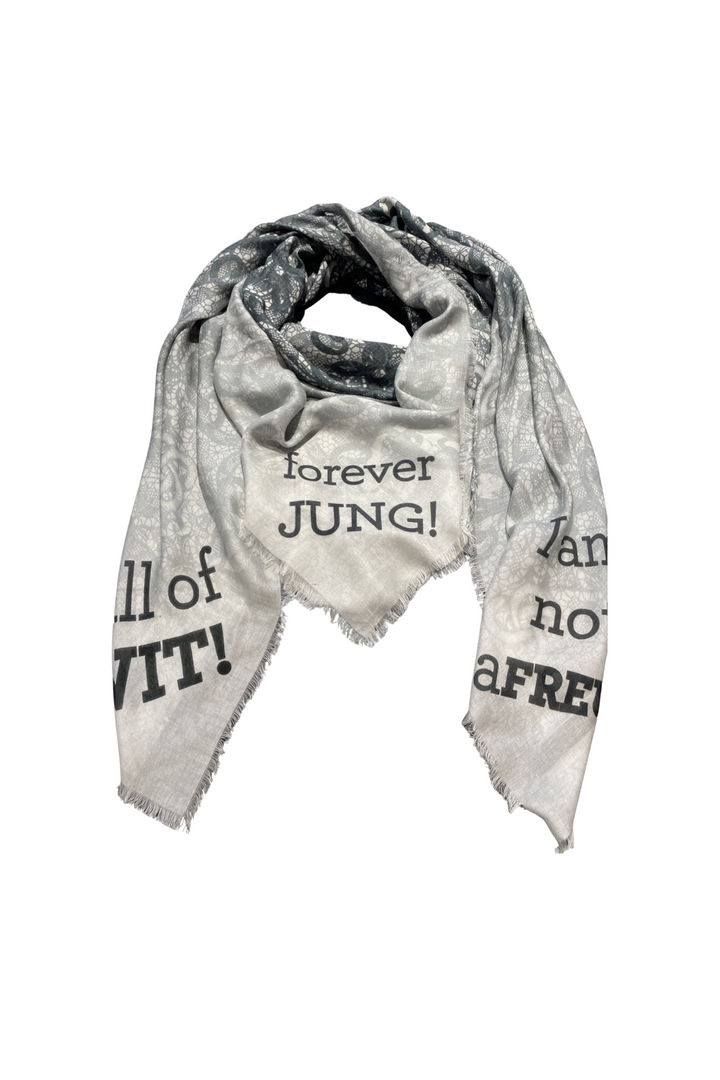 message scarf "psychoanalyse me"