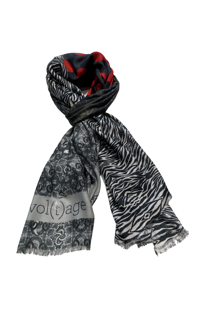 Hearts modal/cashmere scarf