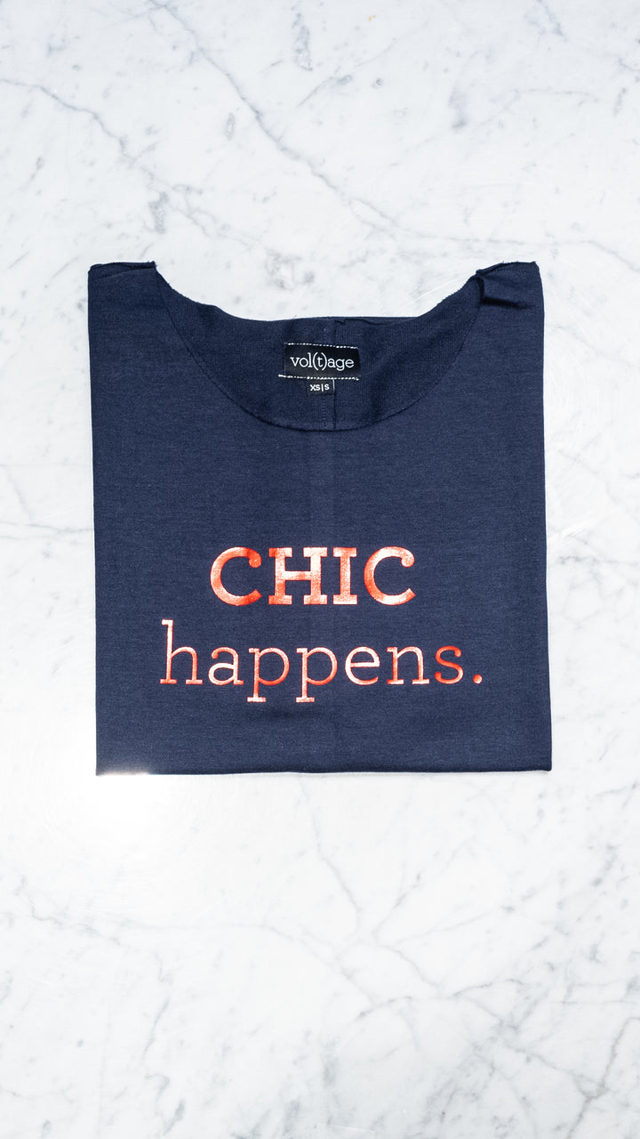 CHIC HAPPENS! relaxed smart-tee