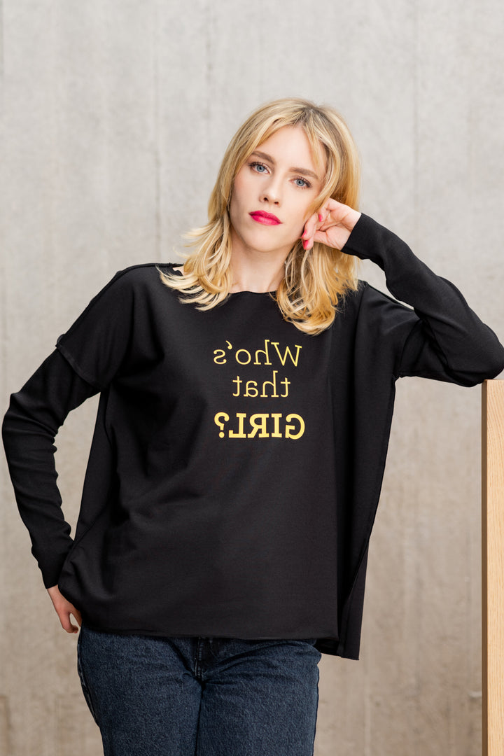 Who's that GIRL? relaxed smart-shirt